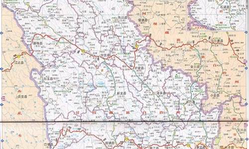 四川甘孜州地图全图_四川甘孜州地图全图高清版